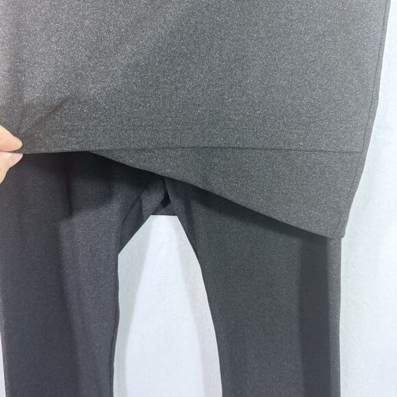 Cabi Crossover Dark Gray Skirted M'Leggings Size M Stretch Modest Athleisure - Picture 6 of 9